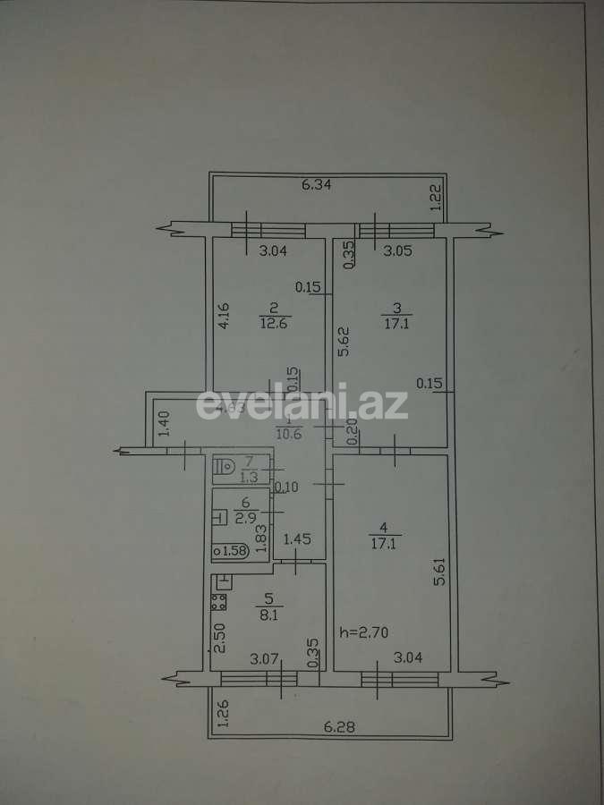 Satılır, yeni tikili, 3 otaqlı, 82 m², Sumqayıt, 11-ci mikrorayon r.
