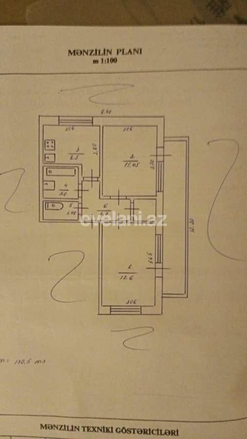 Satılır, köhnə tikili, 2 otaqlı, 60 m², Bakı, Xətai r, Əhmədli m.