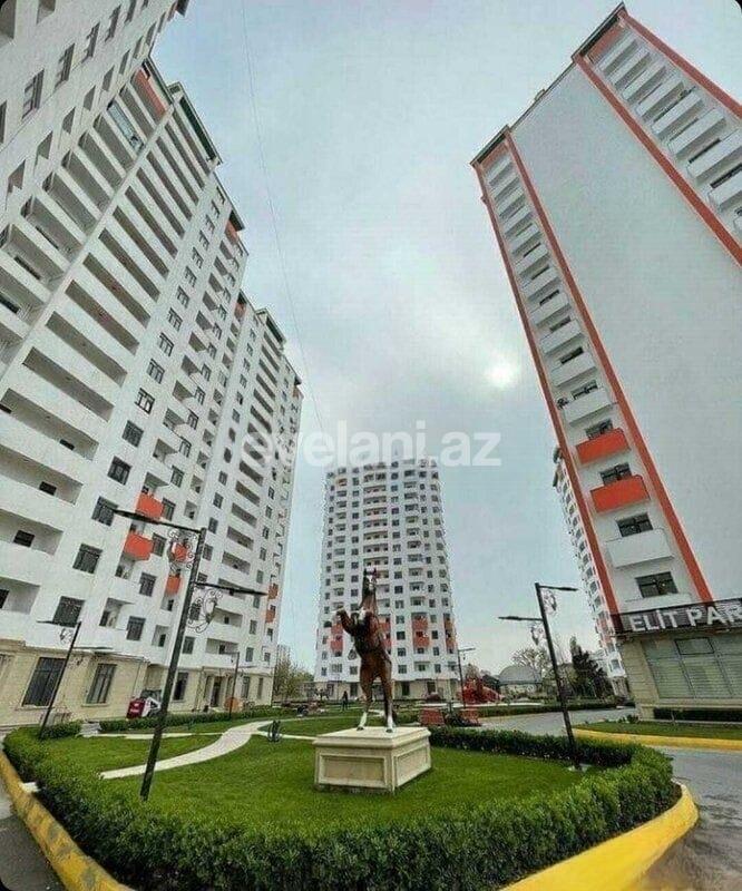 Sale, new building, 3 room, 76 m², Baku, Binagadi r, 7-th microdistrict d, Darnagul m.