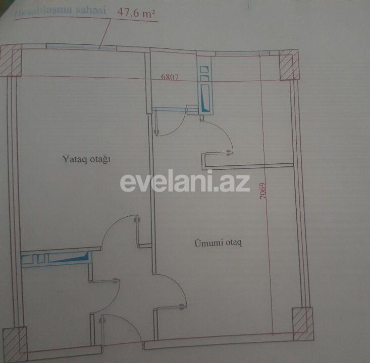Satılır, yeni tikili, 2 otaqlı, 47 m², Xırdalan