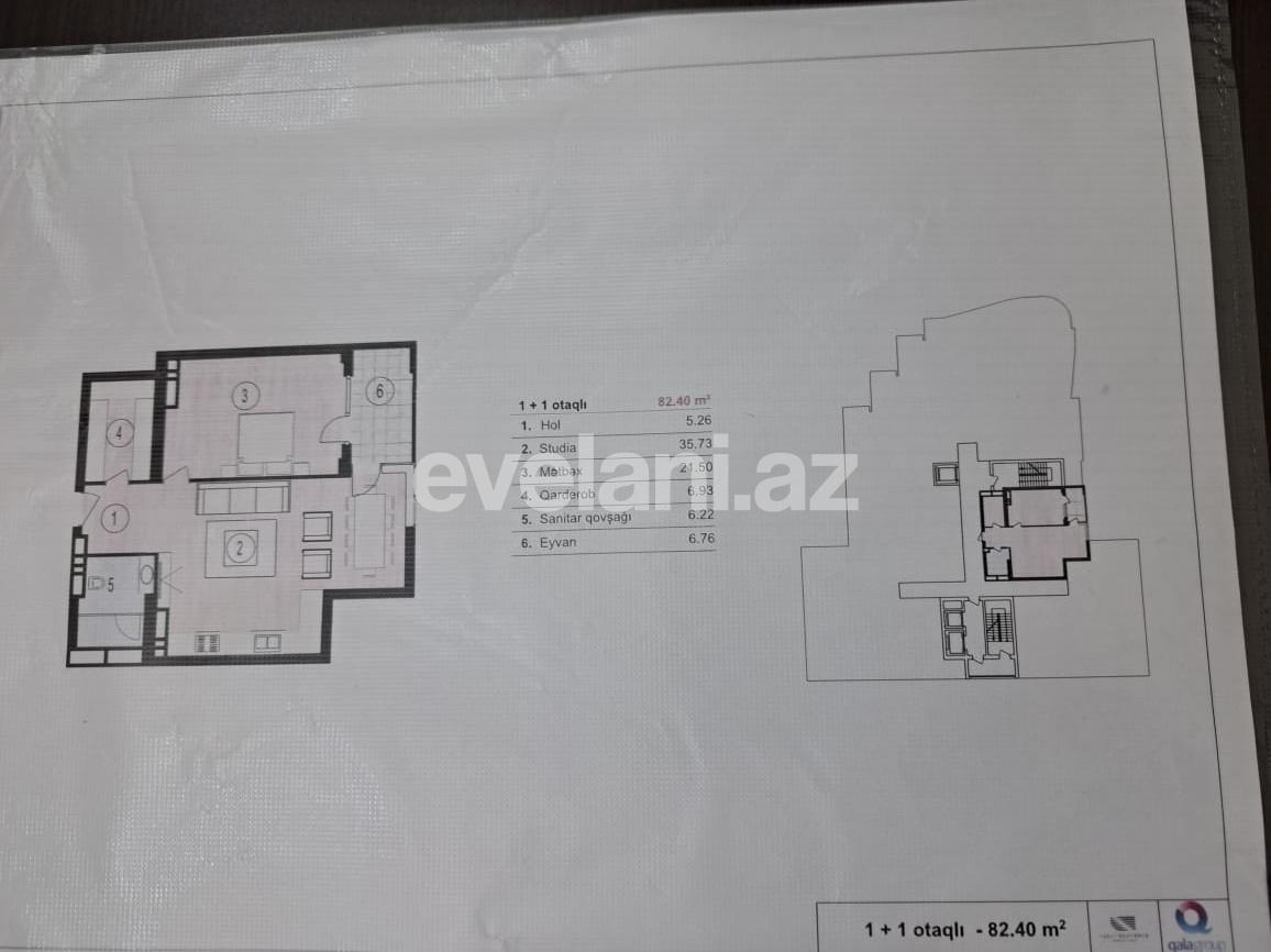 Satılır, yeni tikili, 2 otaqlı, 83 m², Bakı, Səbail r, Bayıl q.