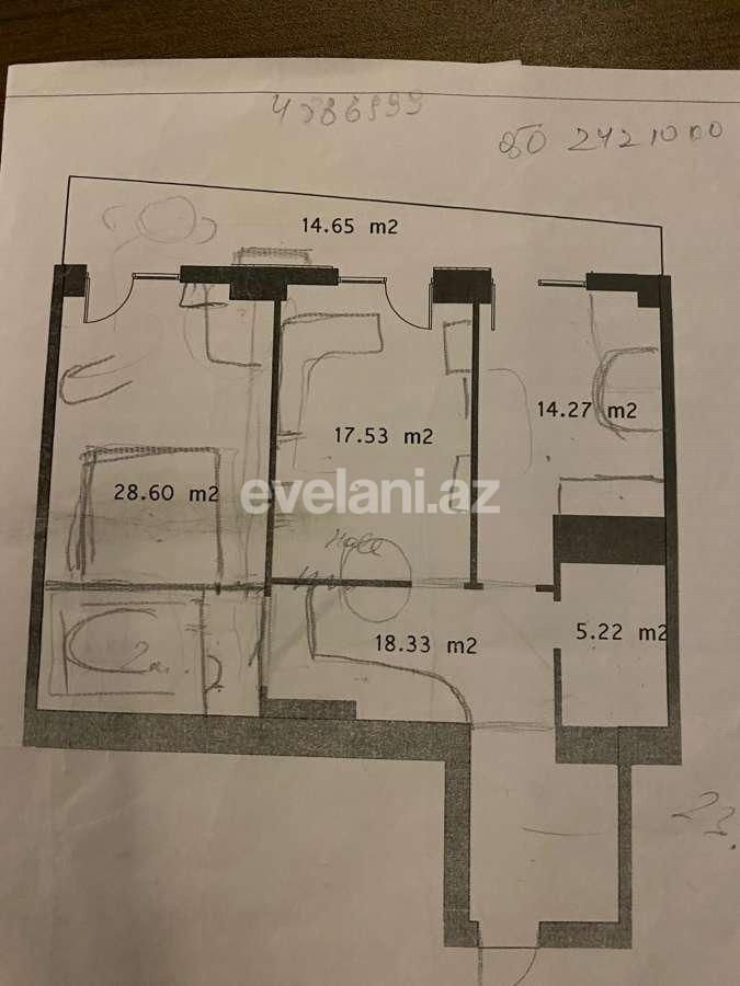 Продаётся, новостройка, 2-комнаты, 116 m², Баку, Ясамальский r.