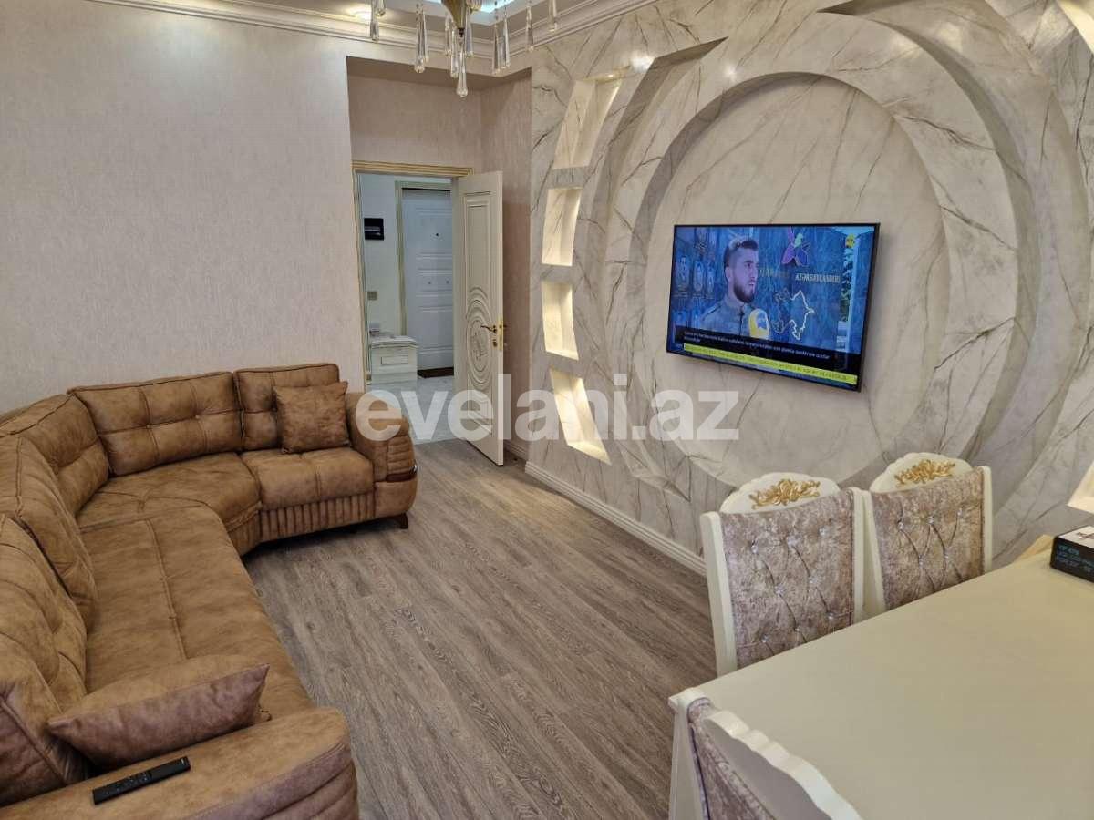 Rent, new building, 3 room, 80 m², Baku, Khatai r, Hazi Aslanov m.