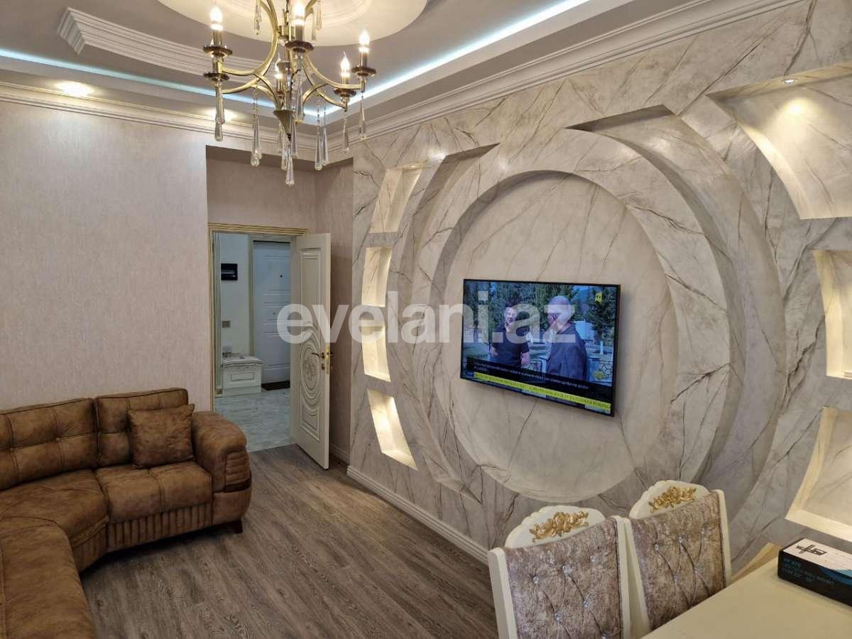 Rent, new building, 3 room, 80 m², Baku, Khatai r, Hazi Aslanov m.