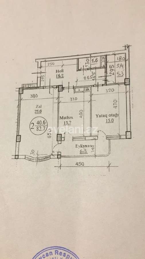 Satılır, yeni tikili, 2 otaqlı, 83 m², Xırdalan