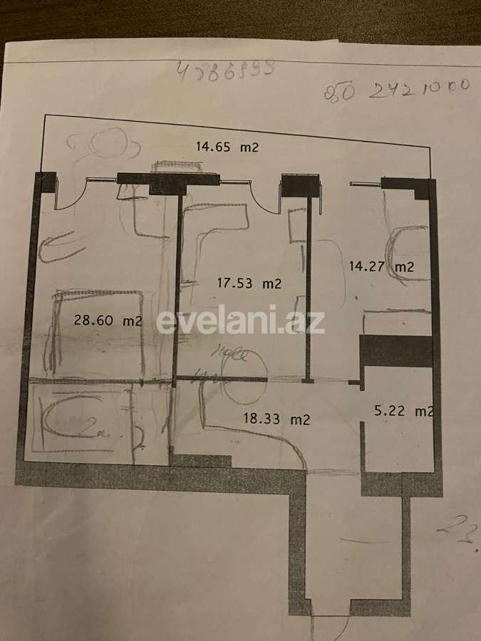 Satılır, yeni tikili, 2 otaqlı, 106 m², Bakı, Yasamal r, Yasamal q.