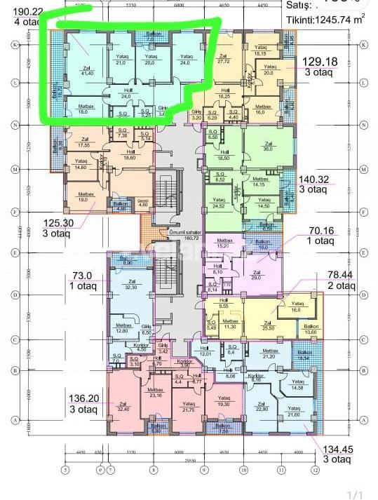 Satılır, yeni tikili, 4 otaqlı, 191 m², Bakı, Nəsimi r.