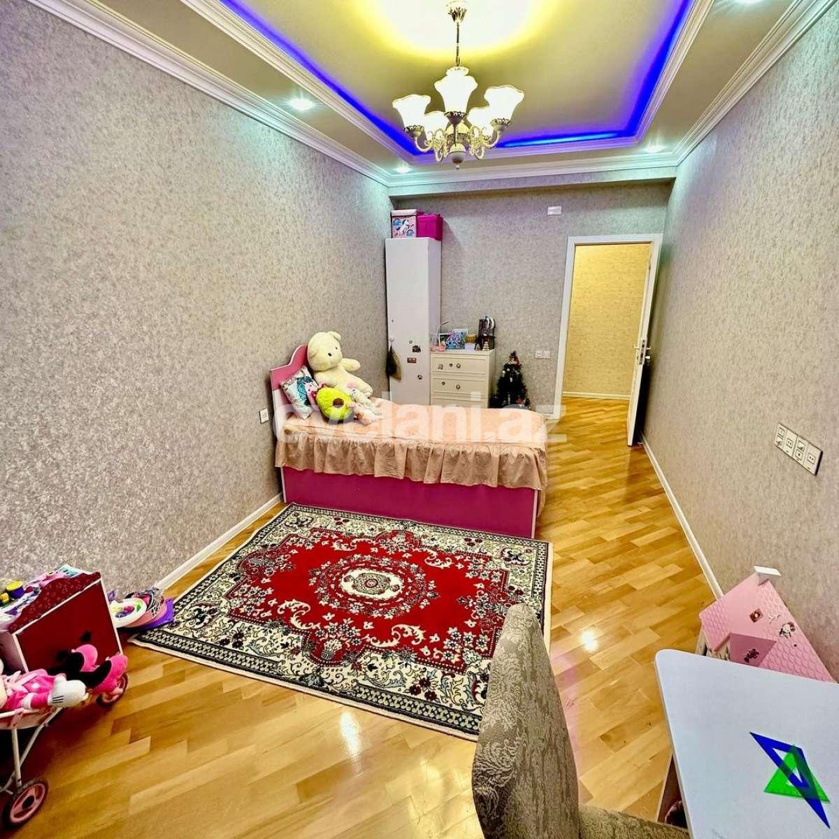 Sale, new building, 3 room, 130 m², Baku, Khatai r, Hazi Aslanov m.