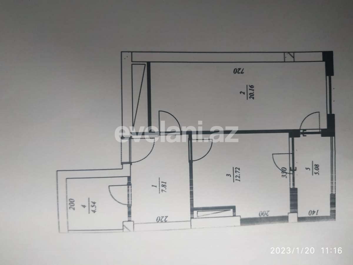 Satılır, yeni tikili, 1 otaqlı, 50.99 m², Bakı, Xətai r, Həzi Aslanov q, Həzi Aslanov m.