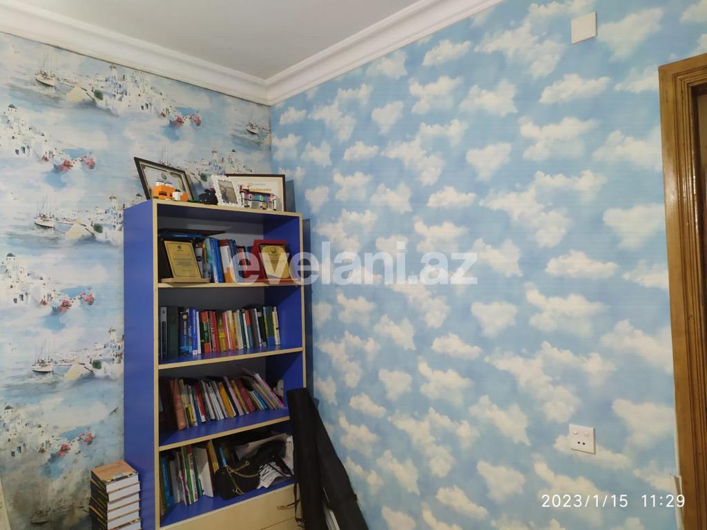 Rent, old building, 3 room, 81 m², Baku, Khatai r.