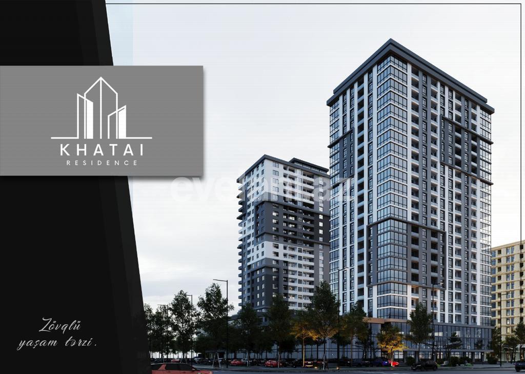 Sale, new building, 2 room, 63 m², Baku, Khatai r, Shah Ismail Khatai m.