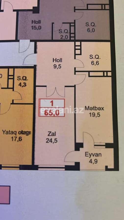 Продаётся, новостройка, 1-комнаты, 65 m², Баку, Хатаинский r, Аг шехер p.