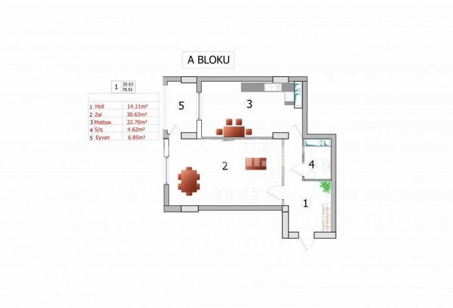 Satılır, yeni tikili, 1 otaqlı, 56 m², Bakı, Binəqədi r, Binəqədi q, Azadlıq prospekti m.