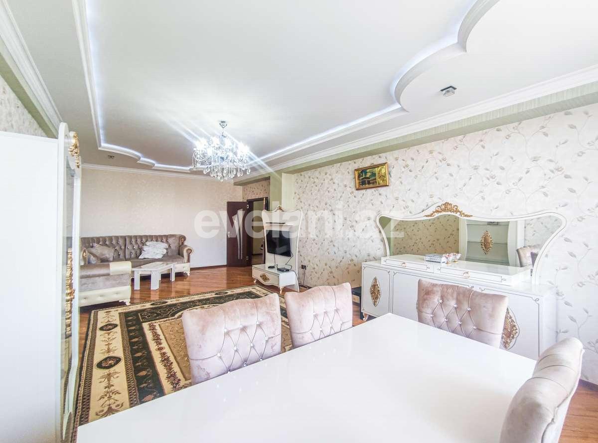 Rent, new building, 3 room, 130 m², Baku, Nizami r, Khalglar Doslugu m.