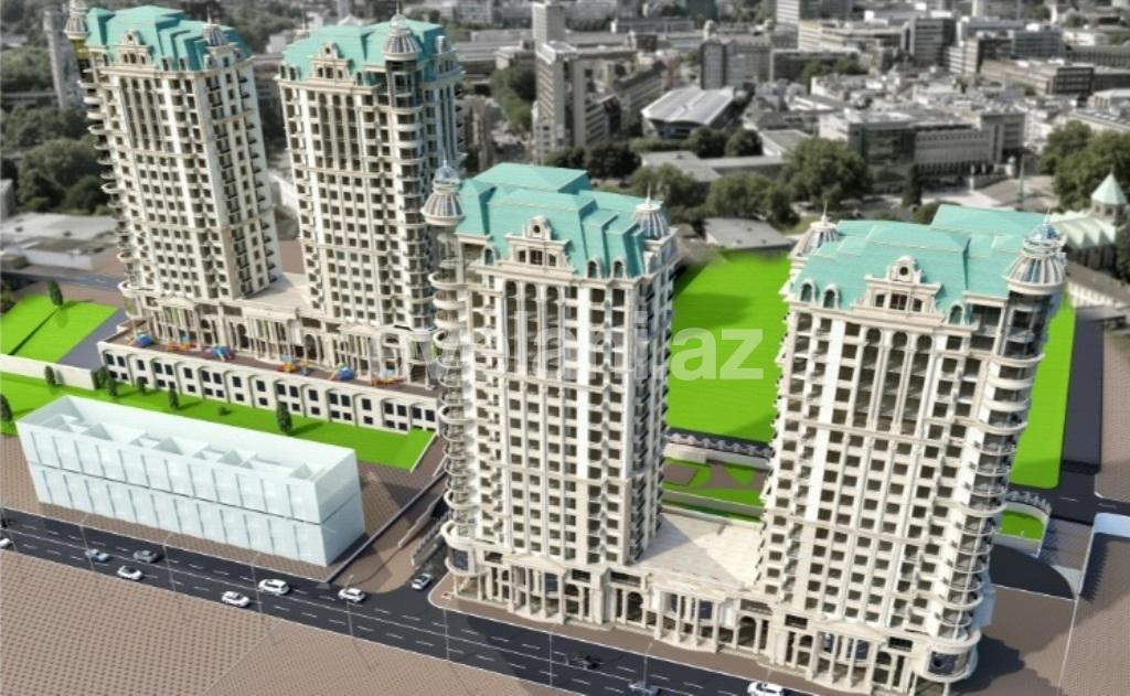 Sale, new building, 2 room, 95 m², Baku, Sabail r, Bayil d.