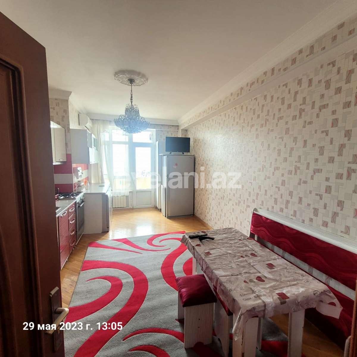 Kirayə verilir, yeni tikili, 3 otaqlı, 140 m², Bakı, Xətai r, Şah İsmayıl Xətai m.
