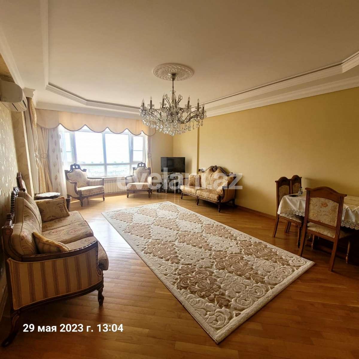 Rent, new building, 3 room, 120 m², Baku, Khatai r.
