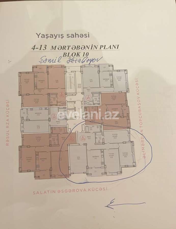 Satılır, yeni tikili, 4 otaqlı, 164 m², Bakı, Nəsimi r, Nizami m.