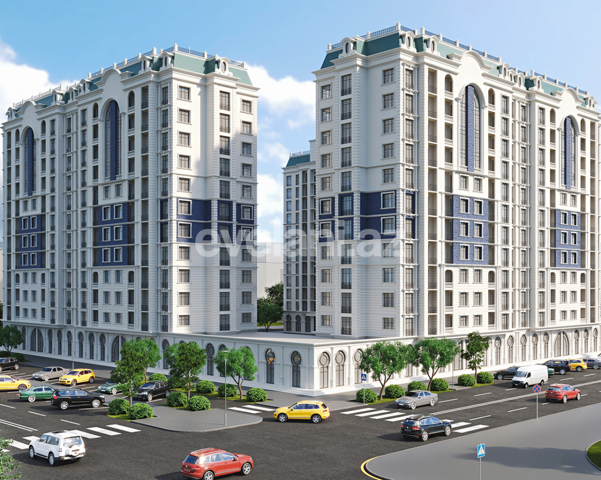 Satılır, yeni tikili, 2 otaqlı, 66.98 m², Bakı, Xətai r, Həzi Aslanov q, Həzi Aslanov m.