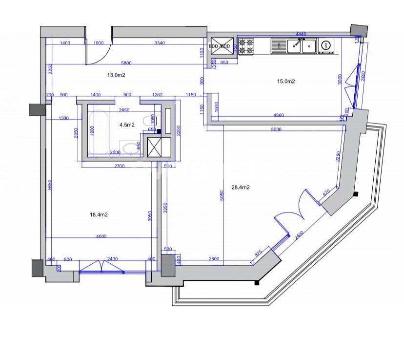 Satılır, yeni tikili, 2 otaqlı, 95 m², Bakı, Xətai r, Ağ şəhər q, Şah İsmayıl Xətai m.