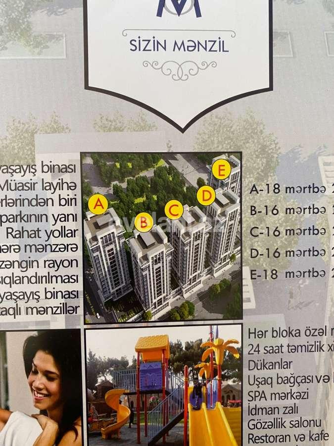 Sale, new building, 2 room, 102.6 m², Baku, Narimanov r, Nariman Narimanov m.