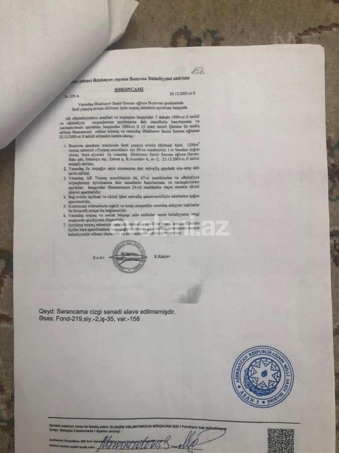 Satılır, villa, 6 otaqlı, 650 m², Bakı, Xəzər r, Buzovna q.