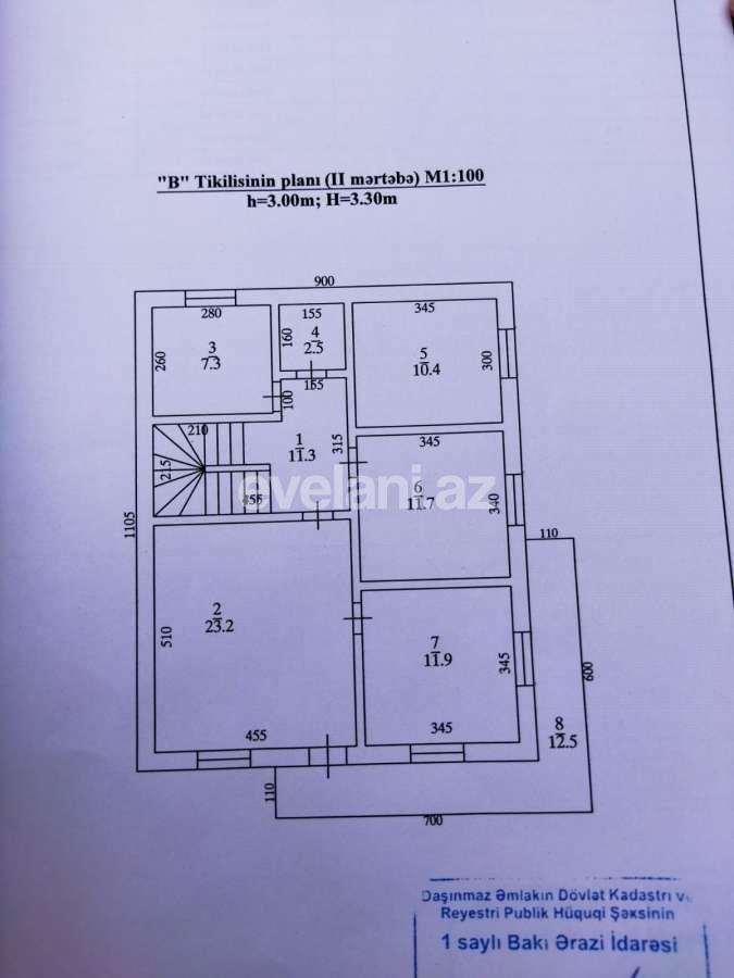 Satılır, həyət evi / bağ, 6 otaqlı, 170 m², Bakı, Binəqədi r, M. Rəsulzadə q.