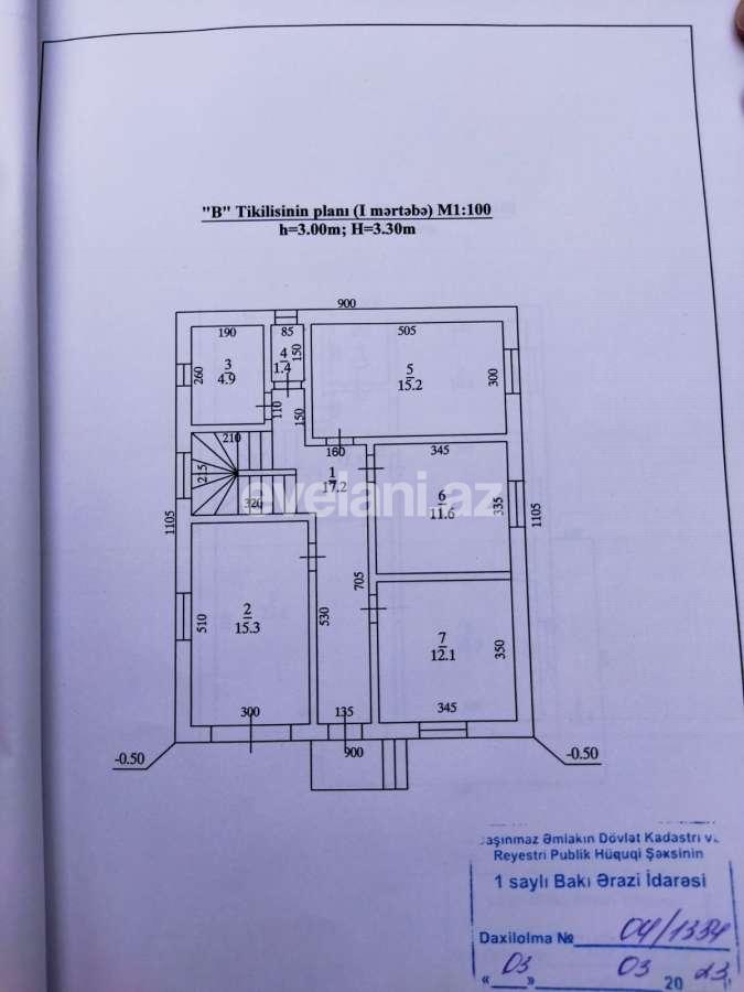 Satılır, həyət evi / bağ, 6 otaqlı, 170 m², Bakı, Binəqədi r, M. Rəsulzadə q.