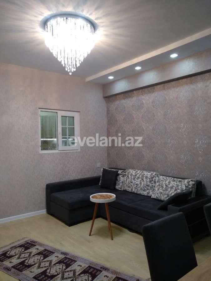 Rent, new building, 2 room, 52 m², Baku, Khatai r, Shah Ismail Khatai m.