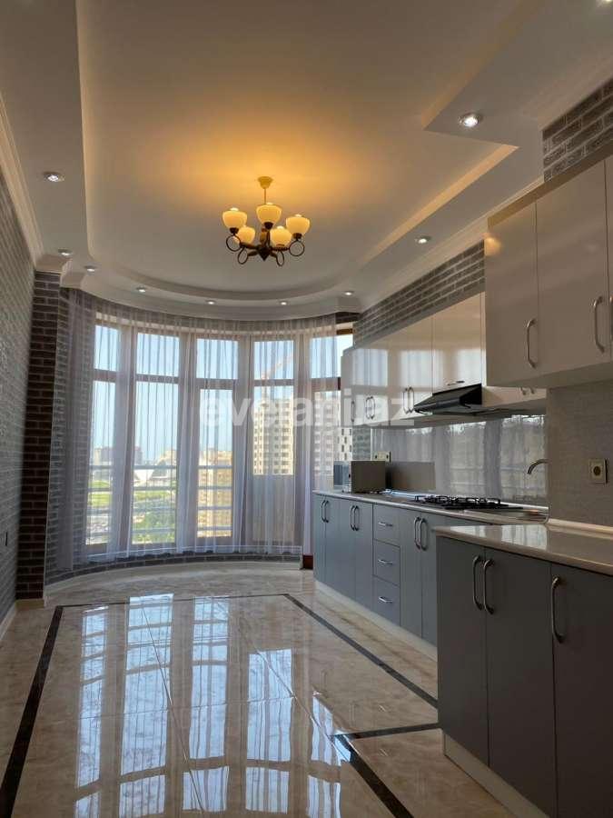 Rent, new building, 3 room, 160 m², Baku, Khatai r, Shah Ismail Khatai m.