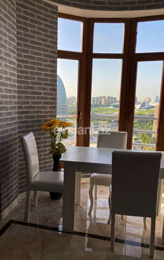 Rent, new building, 3 room, 160 m², Baku, Khatai r, Shah Ismail Khatai m.