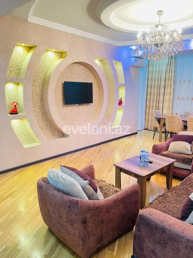 Kirayə verilir, yeni tikili, 3 otaqlı, 140 m², Bakı, Xətai r, Şah İsmayıl Xətai m.