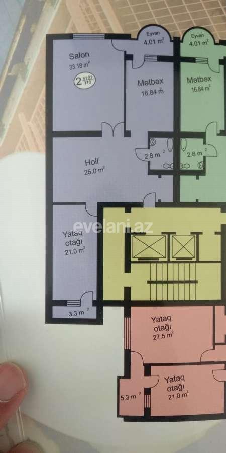 Satılır, yeni tikili, 2 otaqlı, 110 m², Bakı, Səbail r, Badamdar q.