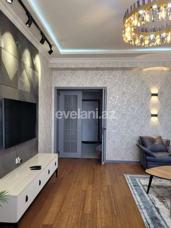 Rent, new building, 2 room, 90 m², Baku, Khatai r.