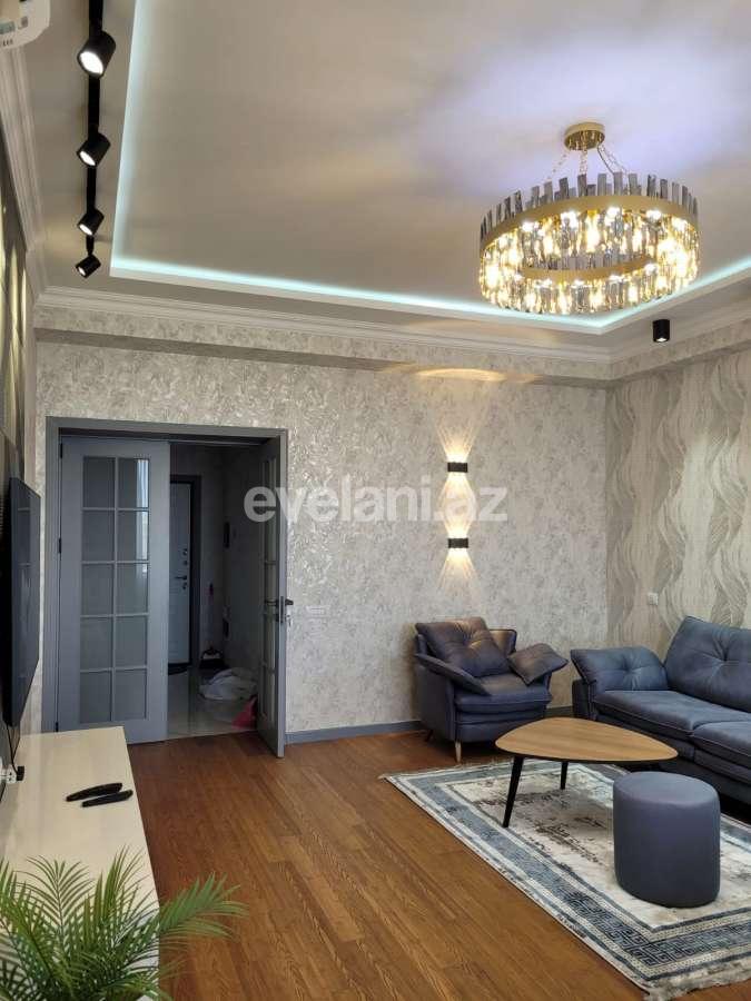 Rent, new building, 2 room, 90 m², Baku, Khatai r.