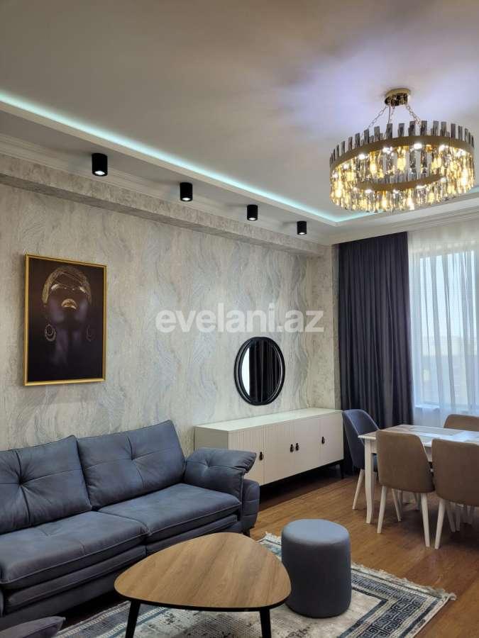 Rent, new building, 2 room, 90 m², Baku, Khatai r.