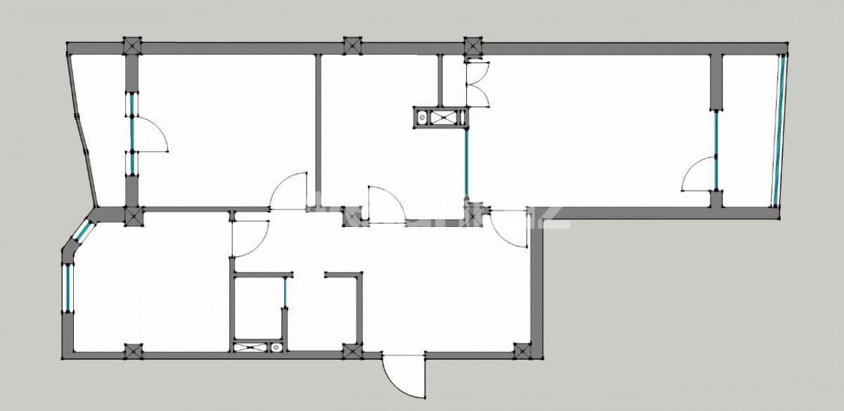 Sale, new building, 3 room, 110 m², Baku, Khatai r, Shah Ismail Khatai m.