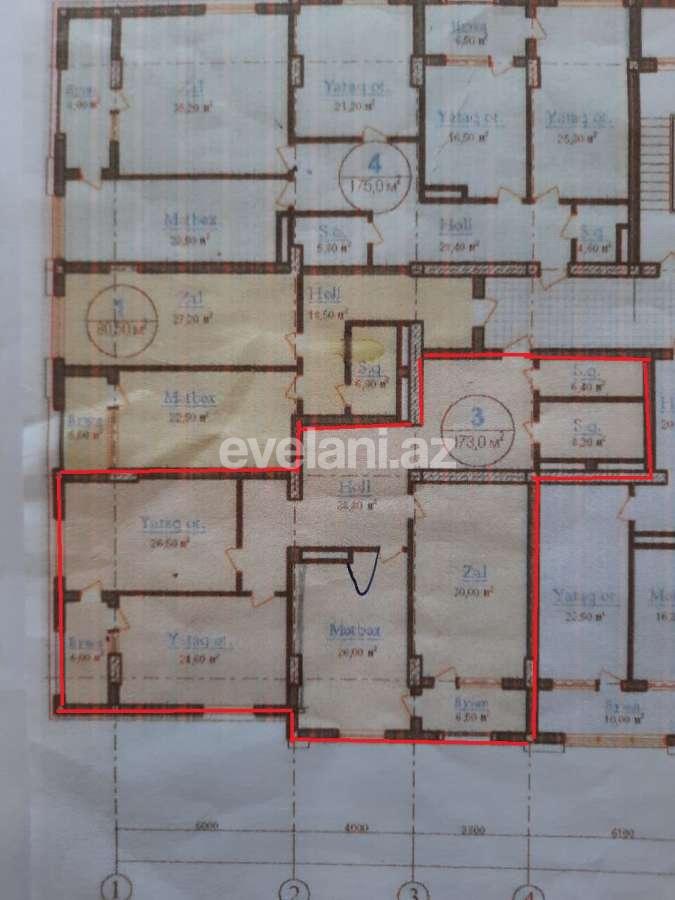 Satılır, yeni tikili, 3 otaqlı, 168 m², Bakı, Nəsimi r.