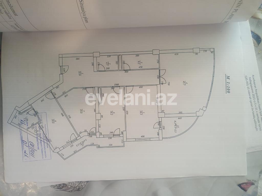 Satılır, yeni tikili, 4 otaqlı, 201 m², Bakı, Yasamal r, Yasamal q, Elmlər Akademiyası m.