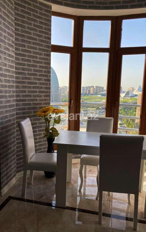 Rent, new building, 3 room, 166 m², Baku, Khatai r, Shah Ismail Khatai m.