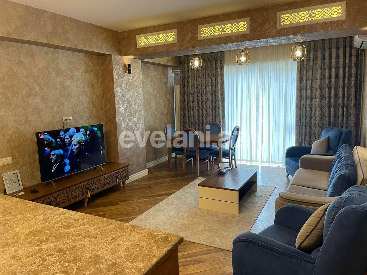 Rent, new building, 2 room, 100 m², Baku, Khatai r, Shah Ismail Khatai m.