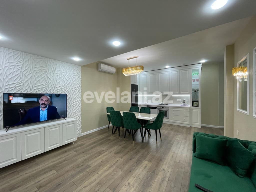 Rent, new building, 3 room, 110 m², Baku, Khatai r, Shah Ismail Khatai m.