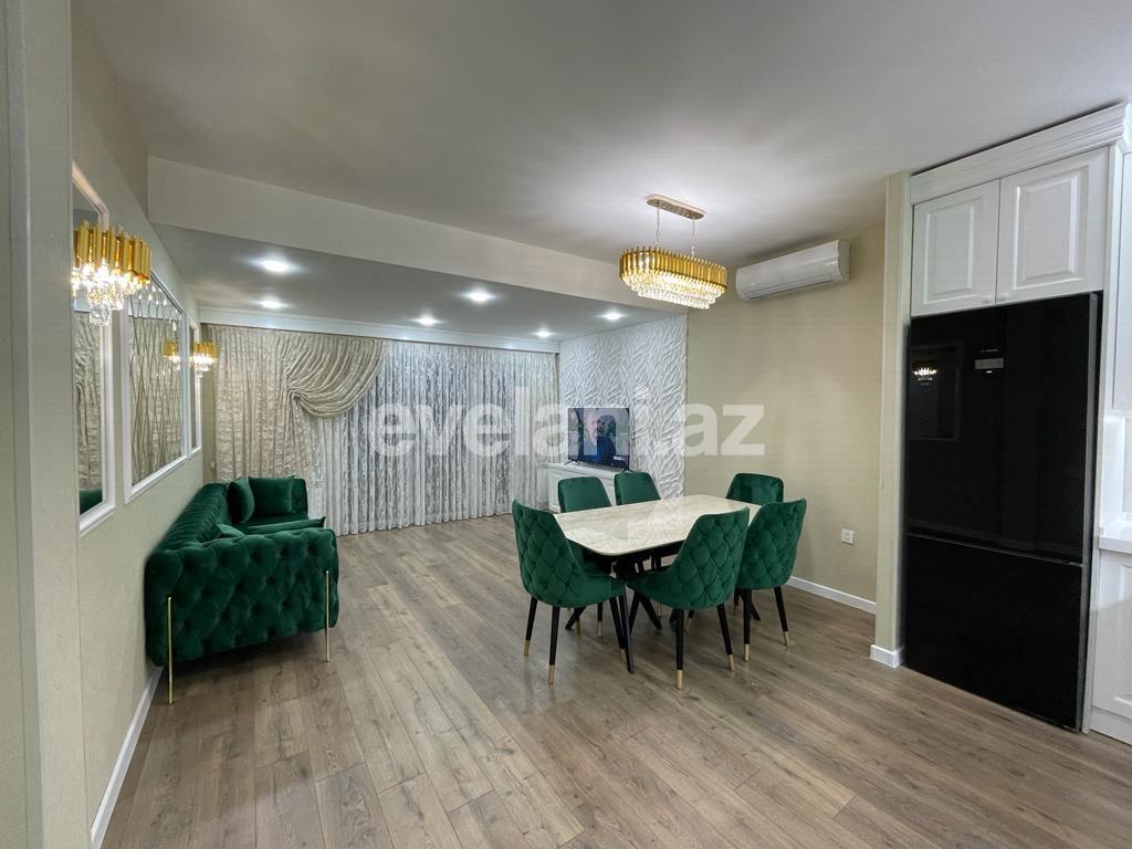Rent, new building, 3 room, 110 m², Baku, Khatai r, Shah Ismail Khatai m.