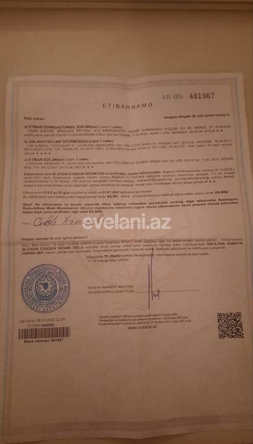 Satılır, həyət evi / bağ, 2 otaqlı, 45 m², Bakı, Sabunçu r, Yeni Ramana q.