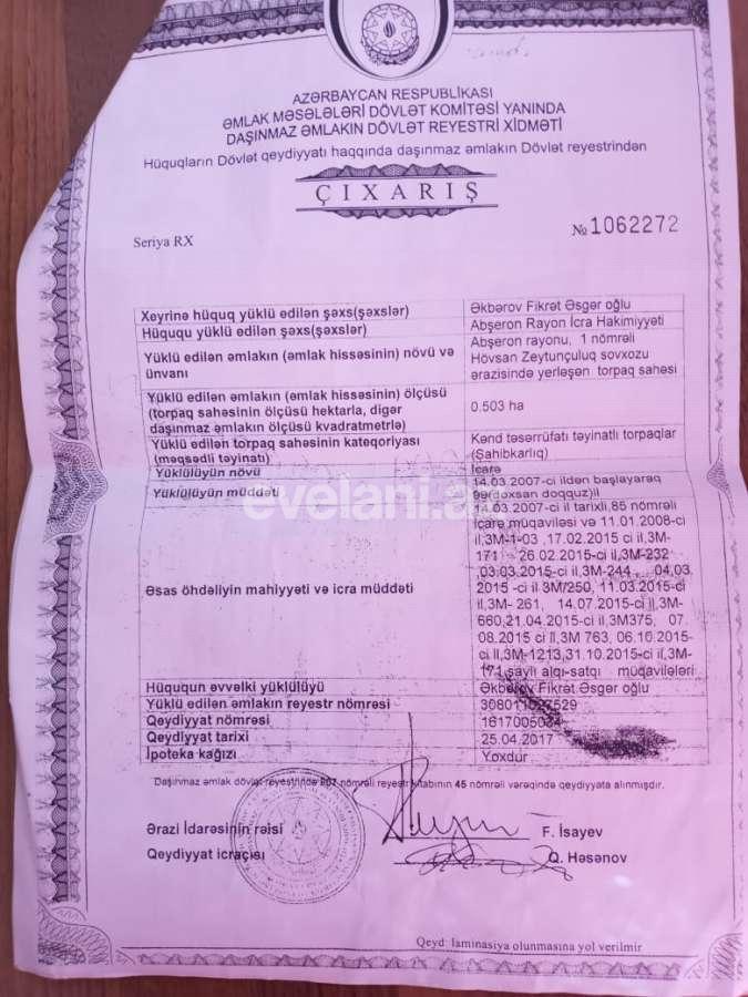 Satılır, torpaq, 2 sot, Bakı, Suraxanı r, Yeni Suraxanı q.