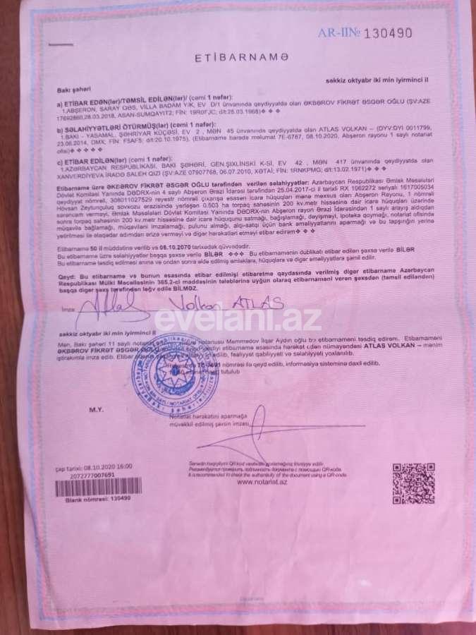 Satılır, torpaq, 2 sot, Bakı, Suraxanı r, Yeni Suraxanı q.