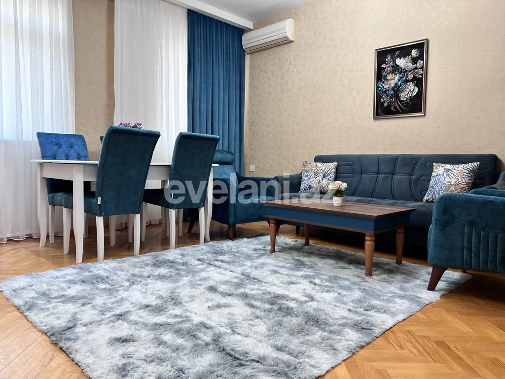 Rent, old building, 3 room, 85 m², Baku, Khatai r, Shah Ismail Khatai m.