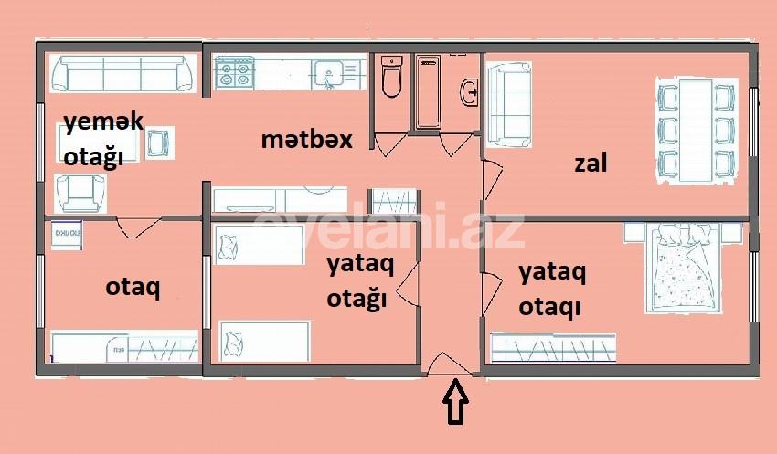 Kirayə verilir, köhnə tikili, 4 otaqlı, 141 m², Bakı, Nərimanov r, Nəriman Nərimanov m.
