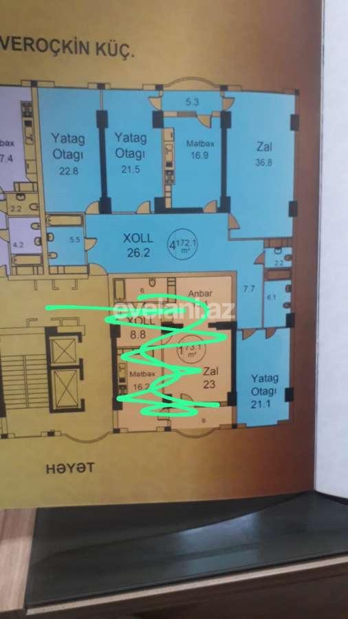 Satılır, yeni tikili, 4 otaqlı, 172 m², Bakı, Nəsimi r, 28 may m.