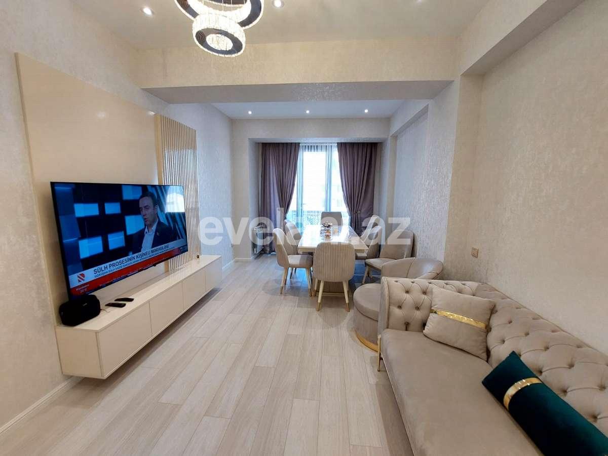 Rent, new building, 3 room, 90 m², Baku, Khatai r, Shah Ismail Khatai m.